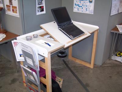 photograph of Drawing Table for Disabled - click for fullsize image