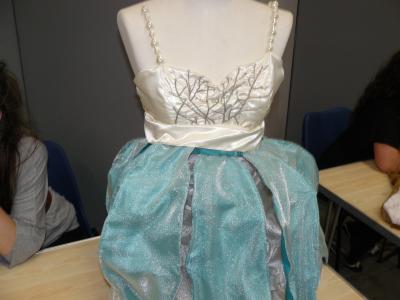 picture of Oriental corset/orchid skirt