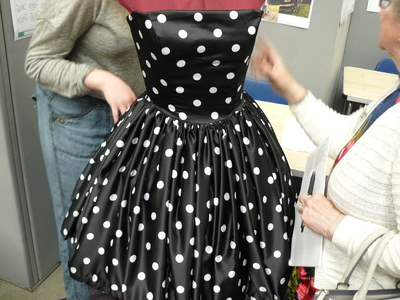picture of 1960s Swing Polkadot dress